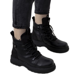 Bottes isolées noires pour femmes de Ringer le noir Bottes isolées noires pour femmes de Ringer le noir
