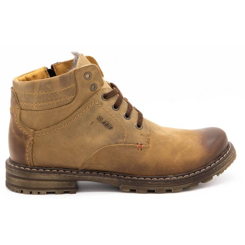 ABIS Chaussures chaudes pour hommes 197 marron brun