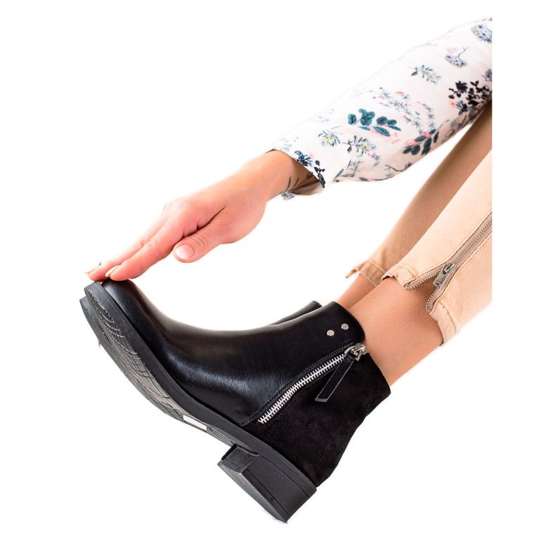 TRENDI Bottes classiques le noir
