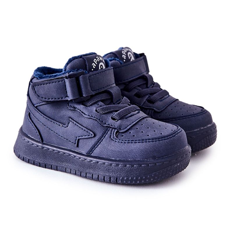 Chaussures De Sport Hautes Chaudes Enfant Marine Clafi bleu Chaussures De Sport Hautes Chaudes Enfant Marine Clafi bleu