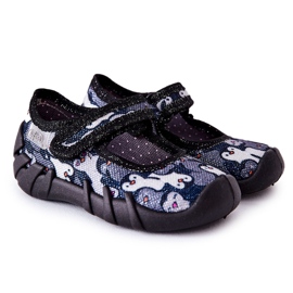 BEFADO S.A. Chaussons Inblu Pingouins 109P239 Noir le noir