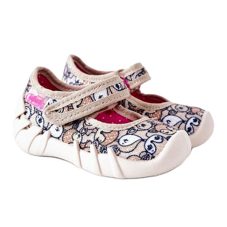 BEFADO S.A. Chaussons Inblu Chevreuil 109P240 Beige brun BEFADO S.A. Chaussons Inblu Chevreuil 109P240 Beige brun