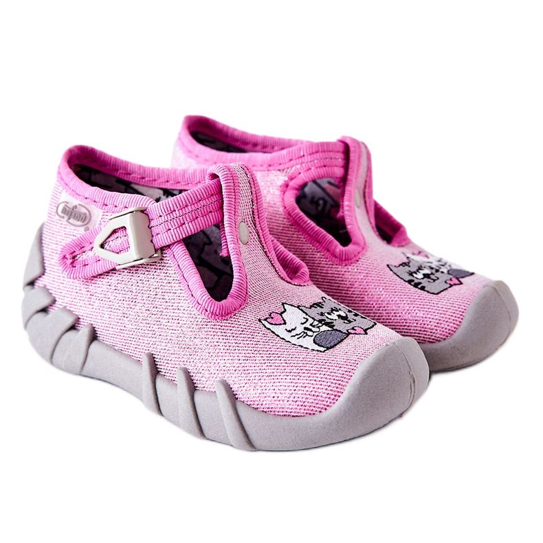 BEFADO S.A. Chaussons Inblu Chatons 110P436 Rose