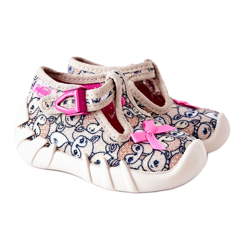 BEFADO S.A. Chaussons Inblu Chevreuil Avec Noeud 110P437 Beige brun