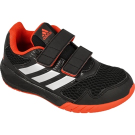Chaussures Adidas AltaRun Cf Jr BA7424 noir bleu marine