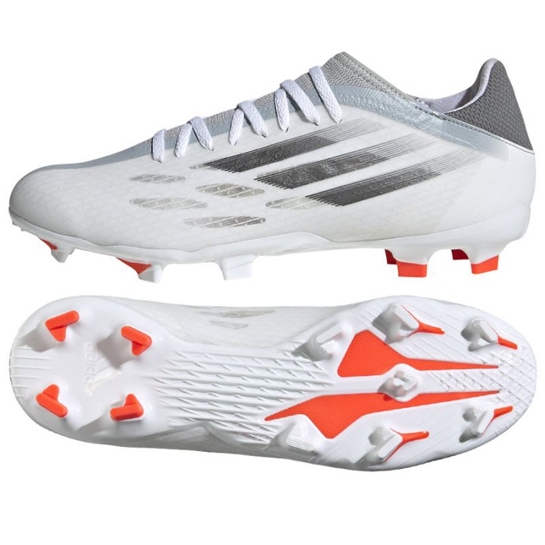Chaussures de foot Adidas X Speedflow.3 Fg M FY3295 multicolore blanche
