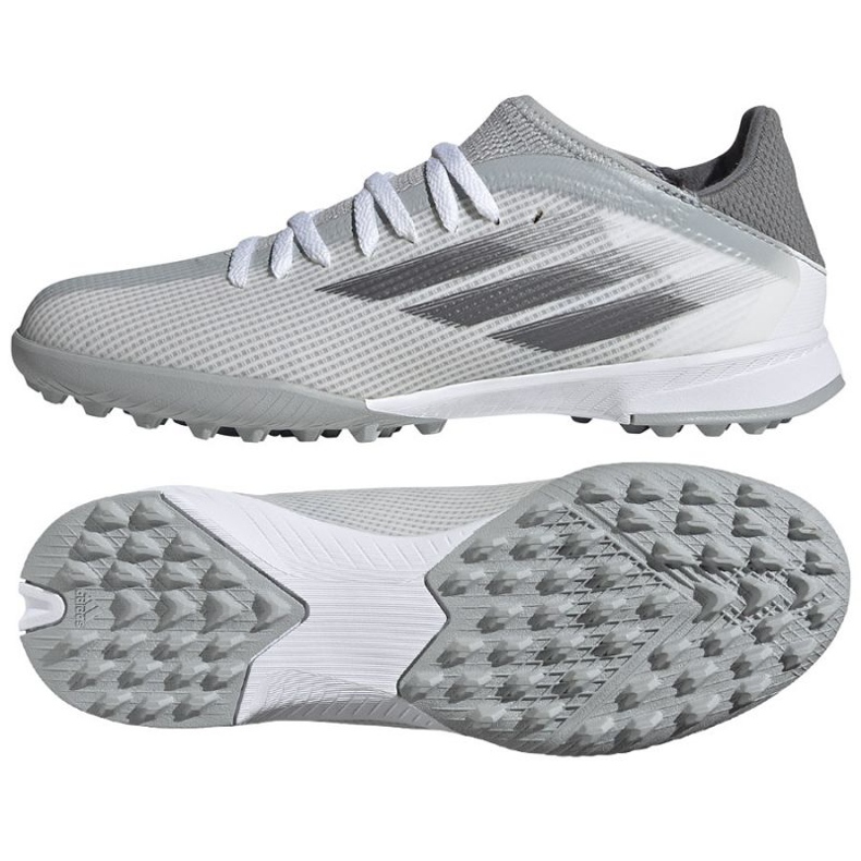 Chaussures de foot Adidas X Speedflow.3 Tf Jr FY3322 gris nuances de gris