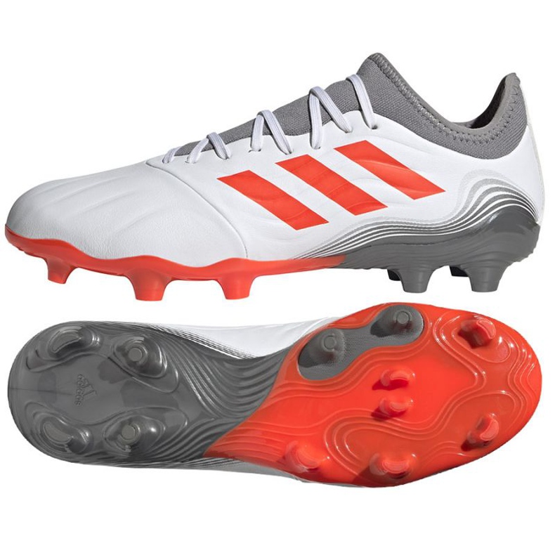 Chaussures de football Adidas Copa Sense.3 Fg M FY6197 multicolore blanche Chaussures de football Adidas Copa Sense.3 Fg M FY6197 multicolore blanche