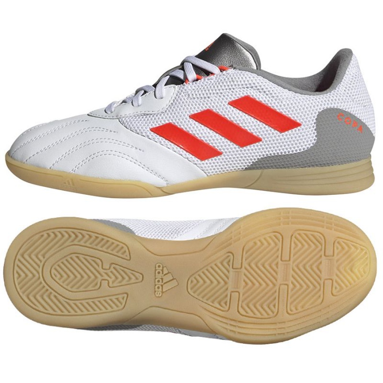 Chaussures de football Adidas Copa Sense.3 In Sala Jr FY6158 multicolore blanche