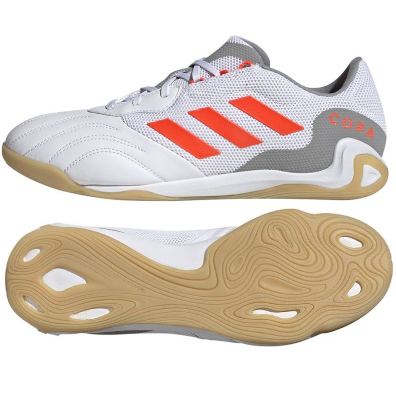 Chaussures de football Adidas Copa Sense.3 In Sala M FY6191 multicolore blanche Chaussures de football Adidas Copa Sense.3 In Sala M FY6191 multicolore blanche