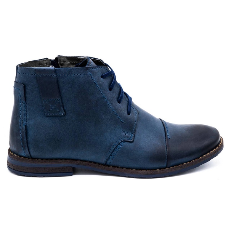Olivier Bottes hiver homme 315MP bottes bleu marine Olivier Bottes hiver homme 315MP bottes bleu marine