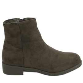 Bottines Chelsea femme en daim Verbe Green vert