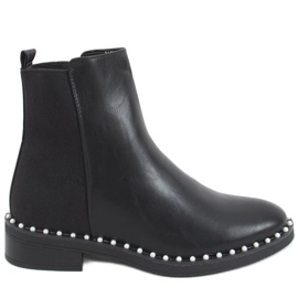 Bottines Chelsea avec perles Lagos Black noir