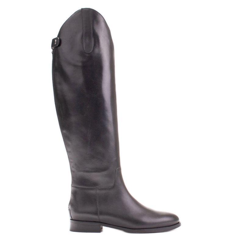 Marco Shoes Bottes avec fermetures éclair et caoutchouc élastique le noir