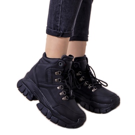 Baskets d'hiver Big Star Arellano noires