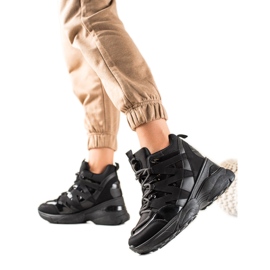 W. Potocki Bottes Potocki noires confortables