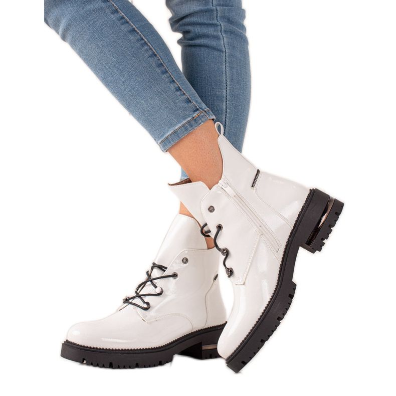 Travailleurs à lacets à la mode par Sergio Leone blanche Travailleurs à lacets à la mode par Sergio Leone blanche