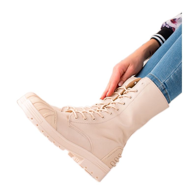 Seastar Trappeurs à lacets hauts beige Seastar Trappeurs à lacets hauts beige