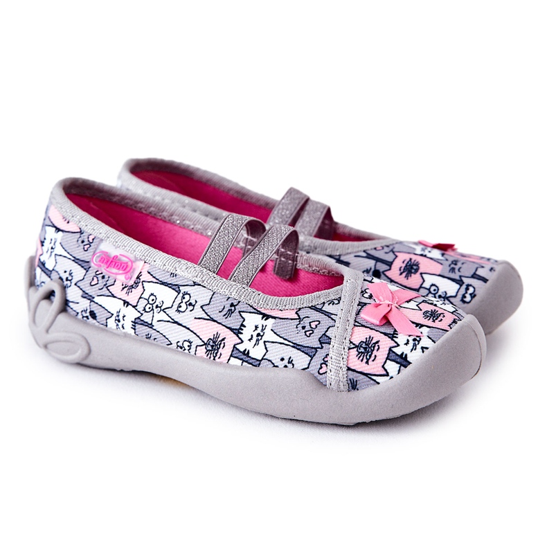 BEFADO S.A. Chaussons de Ballerine Befado Chats 116X297 Gris
