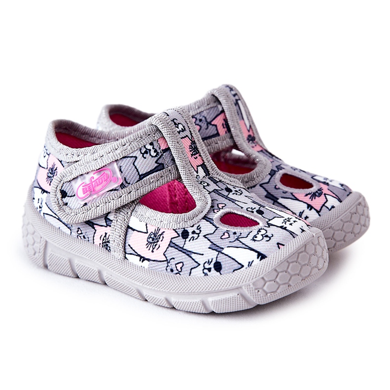 BEFADO S.A. Chaussures Chaussons Befado Chat 533P019 Gris