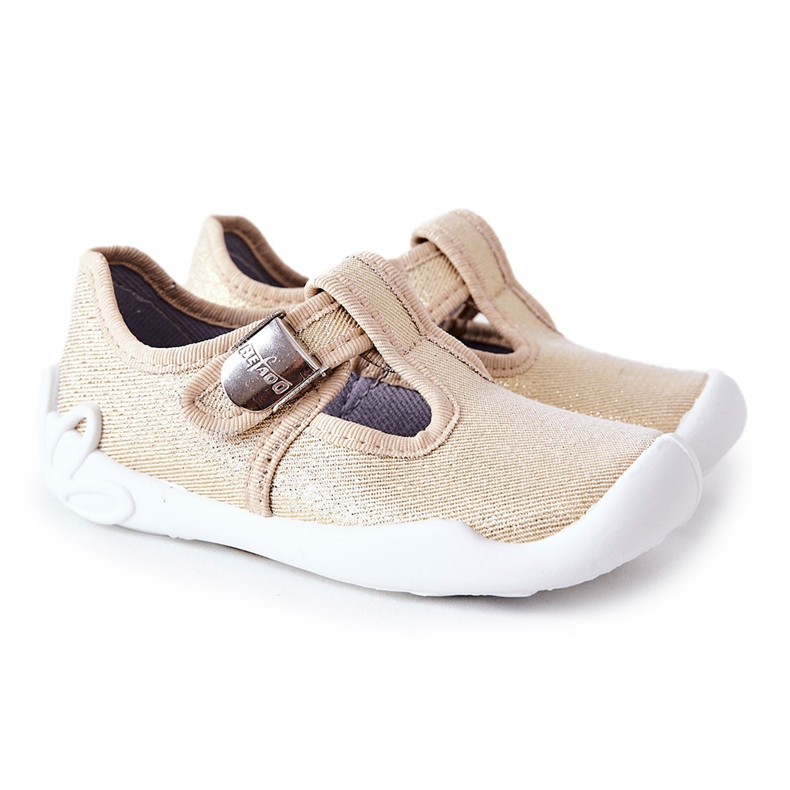 BEFADO S.A. Chaussons Ballerines Befado Brillant 115X003 Doré d'or