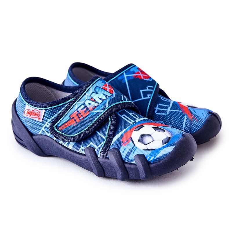 BEFADO S.A. Chaussons Befado Bleu Velcro 273X321 BEFADO S.A. Chaussons Befado Bleu Velcro 273X321