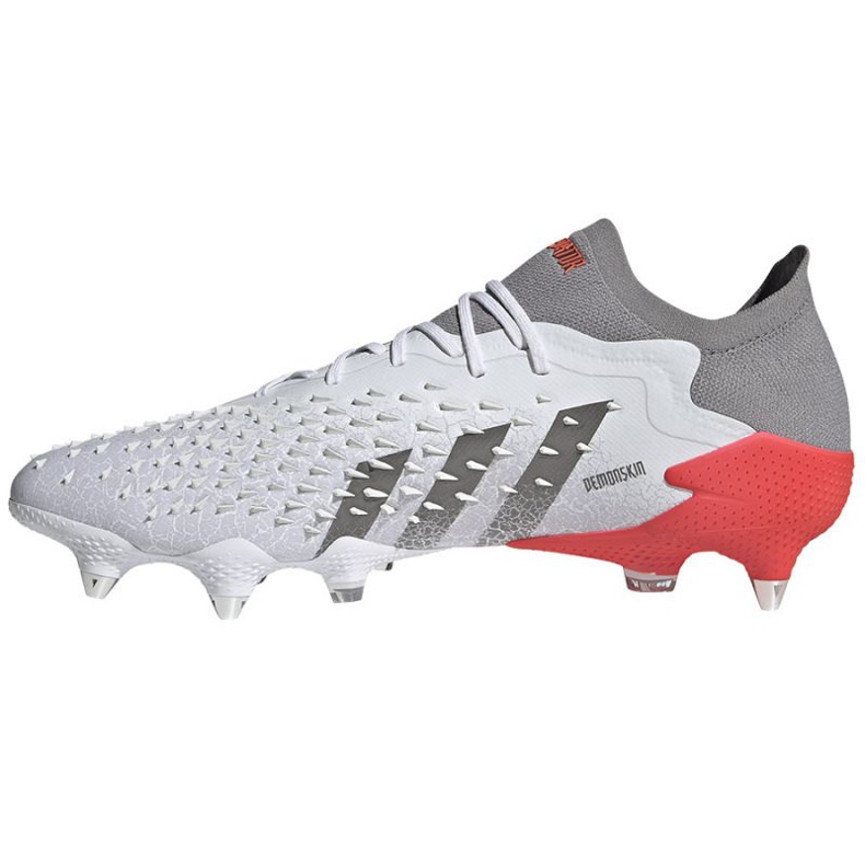 Chaussures de foot Adidas Predator Freak.1 L Sg M FY6268 blanche blanche Chaussures de foot Adidas Predator Freak.1 L Sg M FY6268 blanche blanche