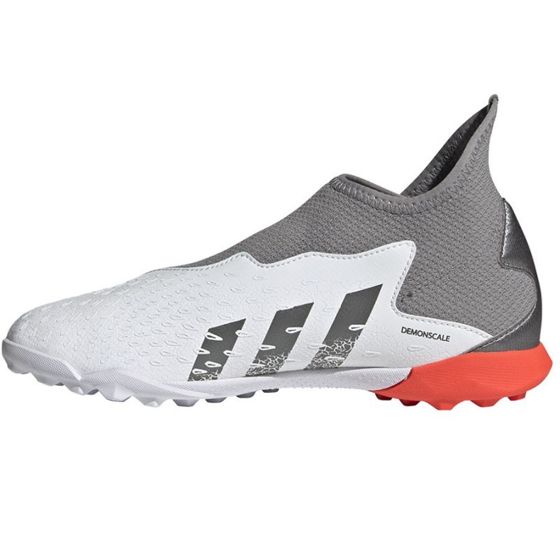 Chaussures de foot Adidas Predator Freak.3 Ll Tf Jr FY7868 blanche blanche Chaussures de foot Adidas Predator Freak.3 Ll Tf Jr FY7868 blanche blanche