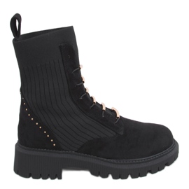 Travailleurs avec tige de chaussette Rio Black noir