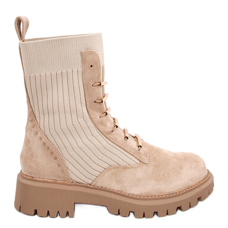 Travailleurs avec chaussette supérieure Rio Khaki beige kaki