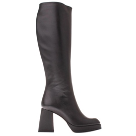 Marco Shoes Bottes Patrizia élégantes sur la plateforme noir