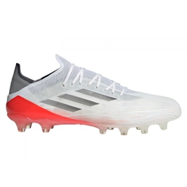 Chaussures de foot Adidas X Speedflow.1 Ag M FY3265 gris, blanc, rouge blanc