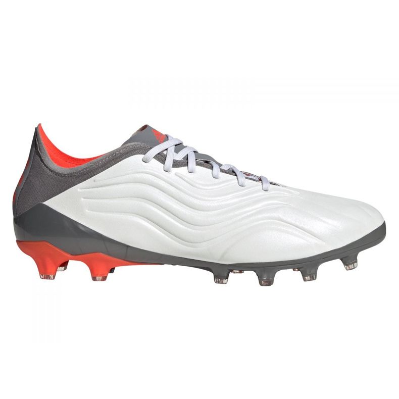 Chaussures de football Adidas Copa Sense.1 Ag M FY6207 gris, blanc blanche