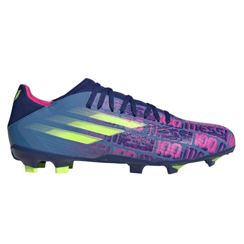 Chaussures de football Adidas X Speedflow Messi.3 Fg M FY6888 bleu marine, violet, bleu, multicolore bleu