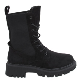 Bottes militaires à tige chaussette Nevada Black noir