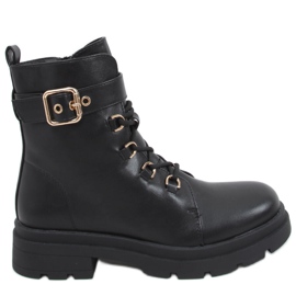 Bottes militaires Pomona noires le noir