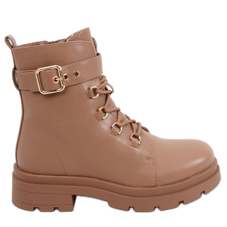 Bottes militaires Pomona Camel brun