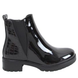 Bottines Chelsea isolées Duni Noir