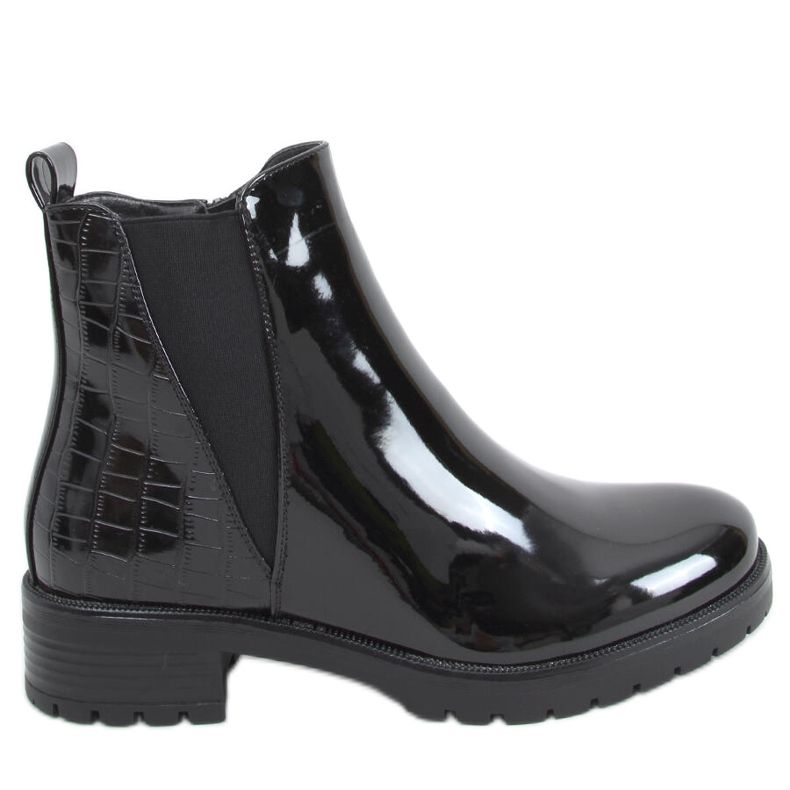 Bottines Chelsea isolées Duni Noir le noir