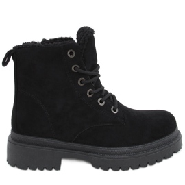 Bottines à lacets Visko Noir le noir