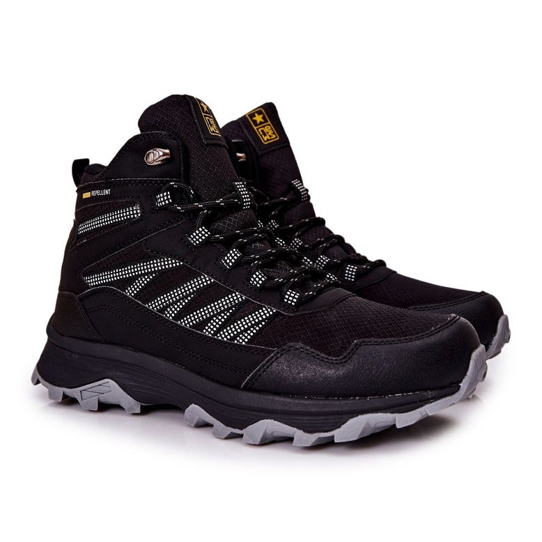 NEWS Chaussures De Sport Hautes Attachées Noir Deepmark M le noir