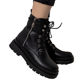 Bottes pour femmes isolées Black Hillman noir