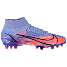 Nike Mercurial Superfly 8 Pro Km Fg M DJ3977 506 chaussures de football multicolore violet