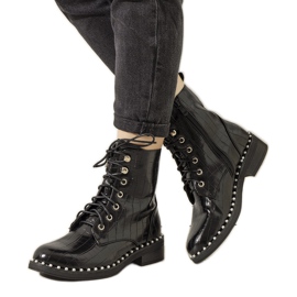 Bottines isolées noires pour femme de Nancy