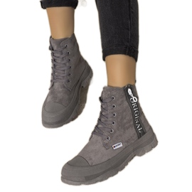 Bottes chaudes femme grises Goris