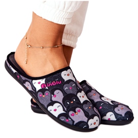 Inblu Chaussons Befado Pingwinki 155D202 Chaussons noirs