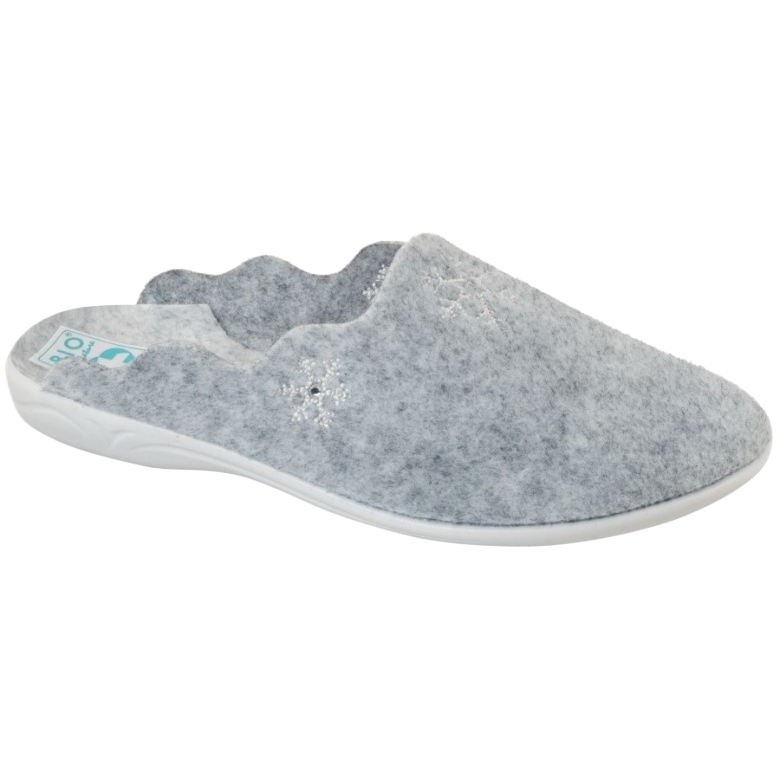 Chaussons Feutre Adanex 25686 Gris