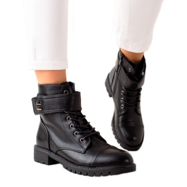 Cink Me Bottines à lacets classiques noir