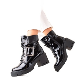 Evento Ouvriers laqués à talons hauts noir