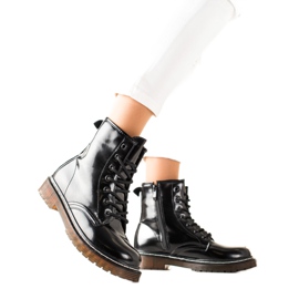 Lucky Shoes Trappeurs noirs confortables